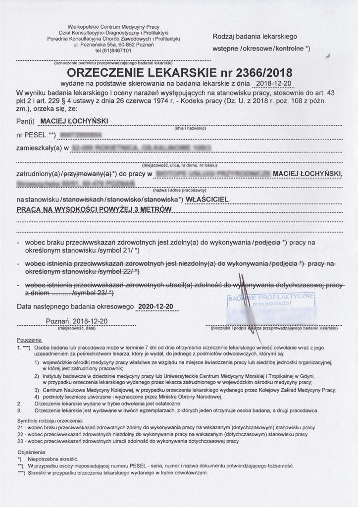 Przykładowe orzeczenie
